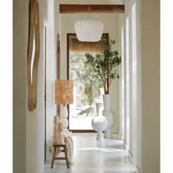 Light en Living Hanglamp Ø60x45 cm ZUBEDO crème