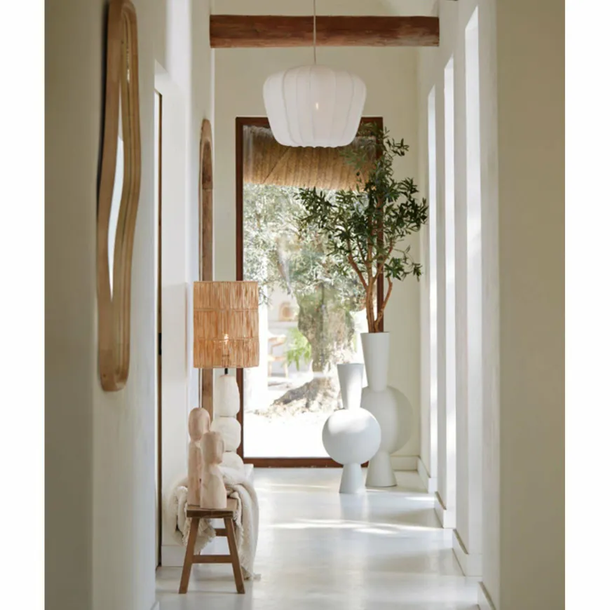 Light en Living Hanglamp Ø60x45 cm ZUBEDO crème