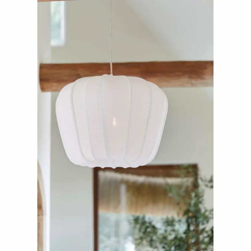 Light en Living Hanglamp Ø60x45 cm ZUBEDO crème