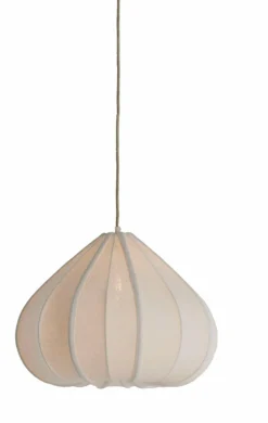 Light en Living Hanglamp Ø49x36 cm ZUBEDA crème