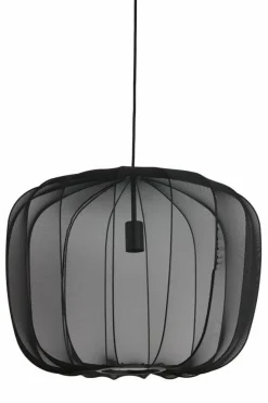 Light en Living Hanglamp Ø60x45 cm PLUMERIA zwart