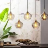 Light en Living Hanglamp 5L 104x20x120 cm RAKEL antiek brons+smoke