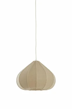 Light en Living Hanglamp Ø40X28,5 cm ZUBEDA linnen naturel
