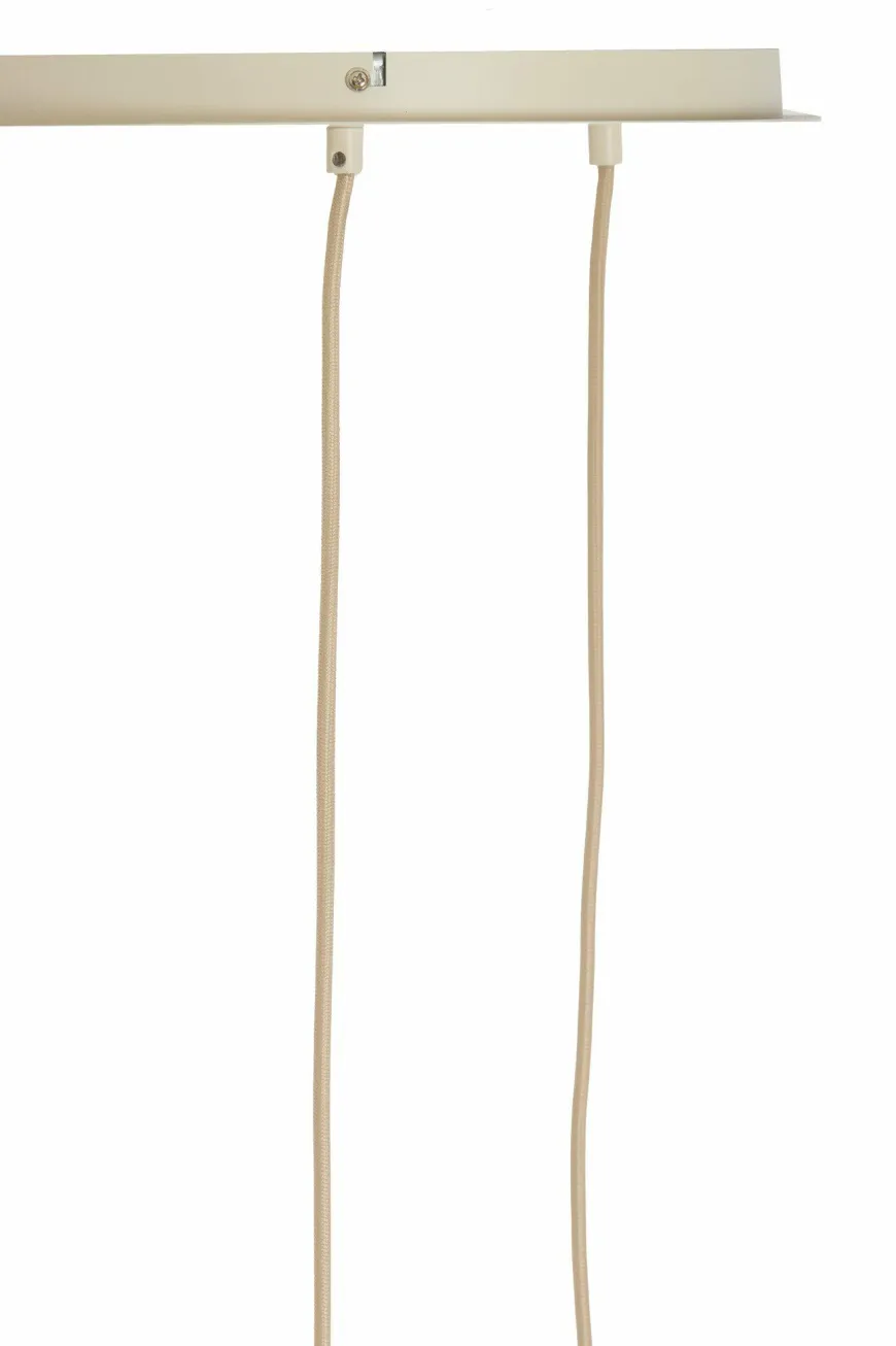Light en Living Hanglamp 3L Ø38x34 cm TUFIA linnen cream