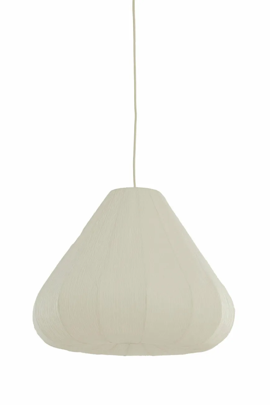 Light en Living Hanglamp Ø57x45 cm SARELLA papier wit