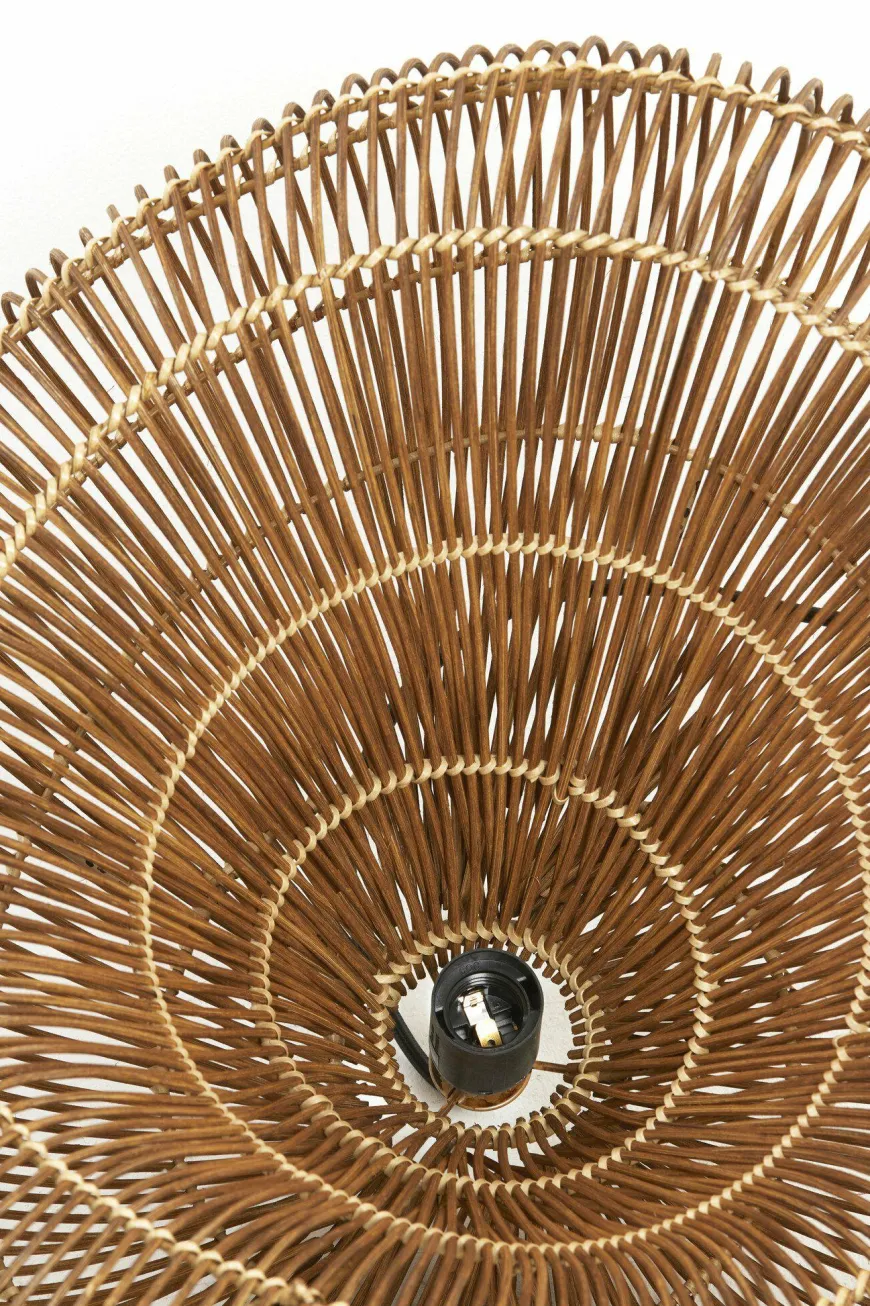 Light en Living Hanglamp 54x52,5x30,5 cm JANZUR rattan donkerbruin