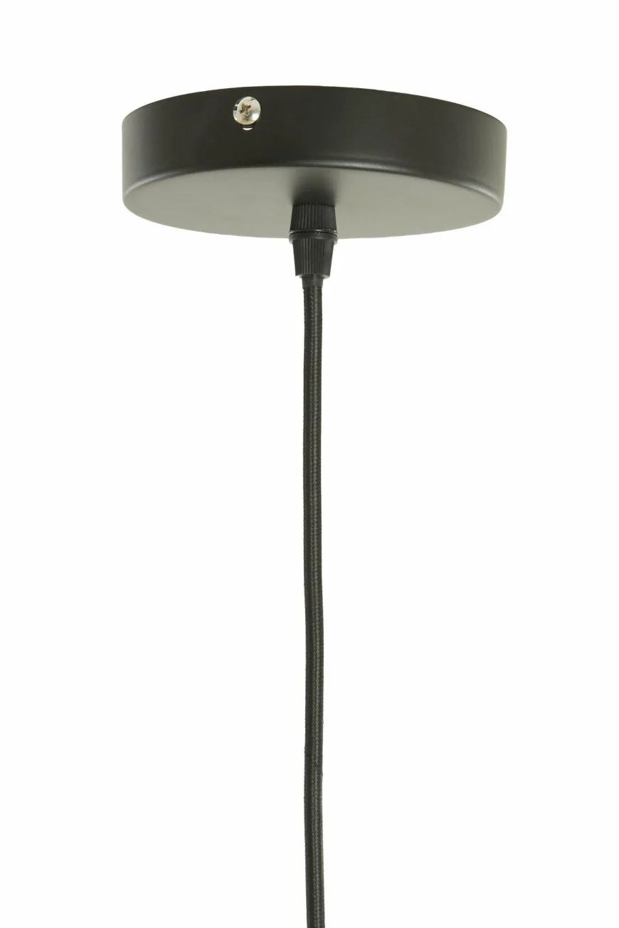 Light en Living Hanglamp 54x52,5x30,5 cm JANZUR rattan donkerbruin