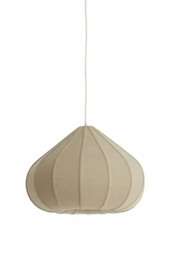 Light en Living Hanglamp Ø50X34 cm ZUBEDA linnen naturel