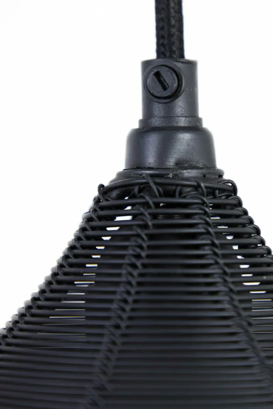 Light en Living Hanglamp 10L 120x25x29,5 cm ALVARO mat zwart