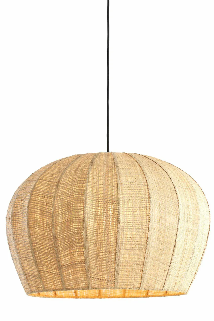 Light en Living Hanglamp Ø51x34 cm RAFAELLA raffia naturel