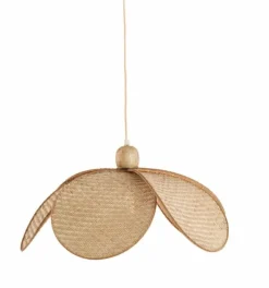 Light en Living Hanglamp Ø48x29 cm LAVRIO webbing naturel+hout