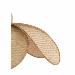 Light en Living Hanglamp Ø48x29 cm LAVRIO webbing naturel+hout