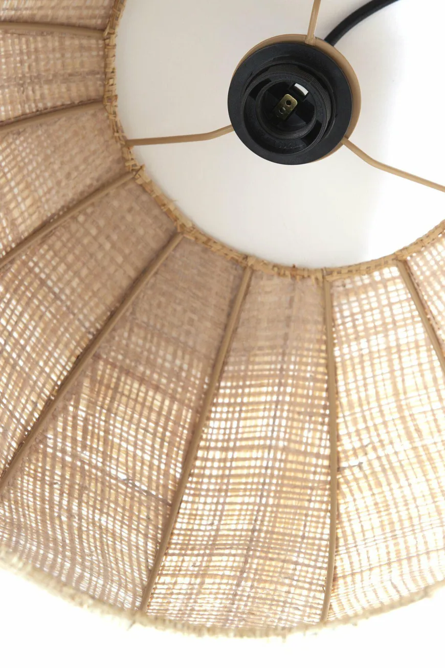 Light en Living Hanglamp Ø42x27 cm RAFAELLA raffia naturel