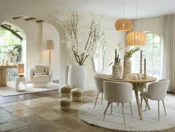 Light en Living Hanglamp Ø42x27 cm RAFAELLA raffia naturel