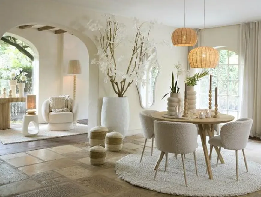 Light en Living Hanglamp Ø42x27 cm RAFAELLA raffia naturel
