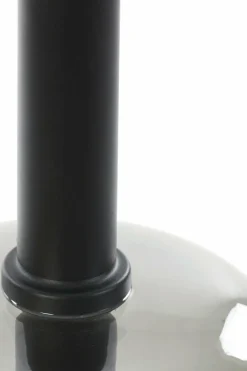 Light en Living Hanglamp Ø22x52 cm LEKAR zwart+smoke glas
