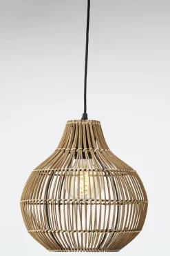 Light en Living Hanglamp Ø30x31,5 cm PACINO rotan donker bruin