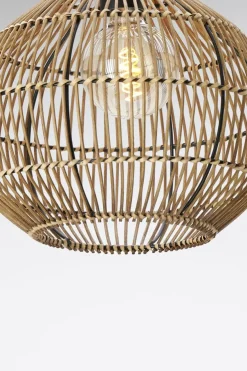 Light en Living Hanglamp Ø30x31,5 cm PACINO rotan donker bruin