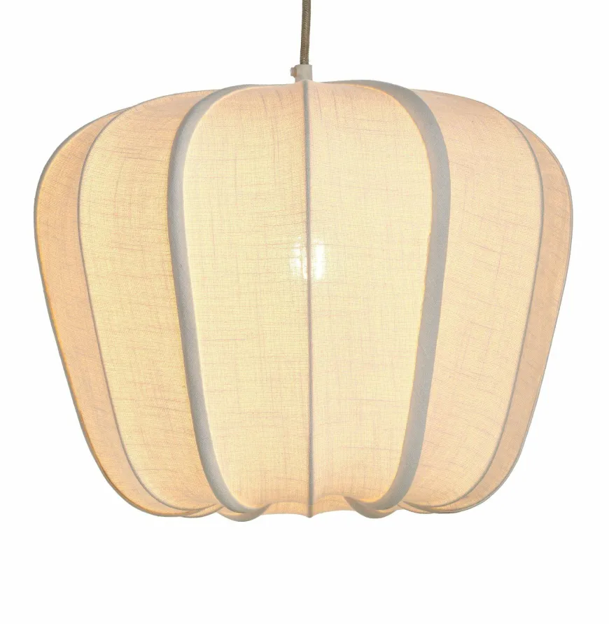 Light en Living Hanglamp Ø40x30 cm ZUBEDO crème