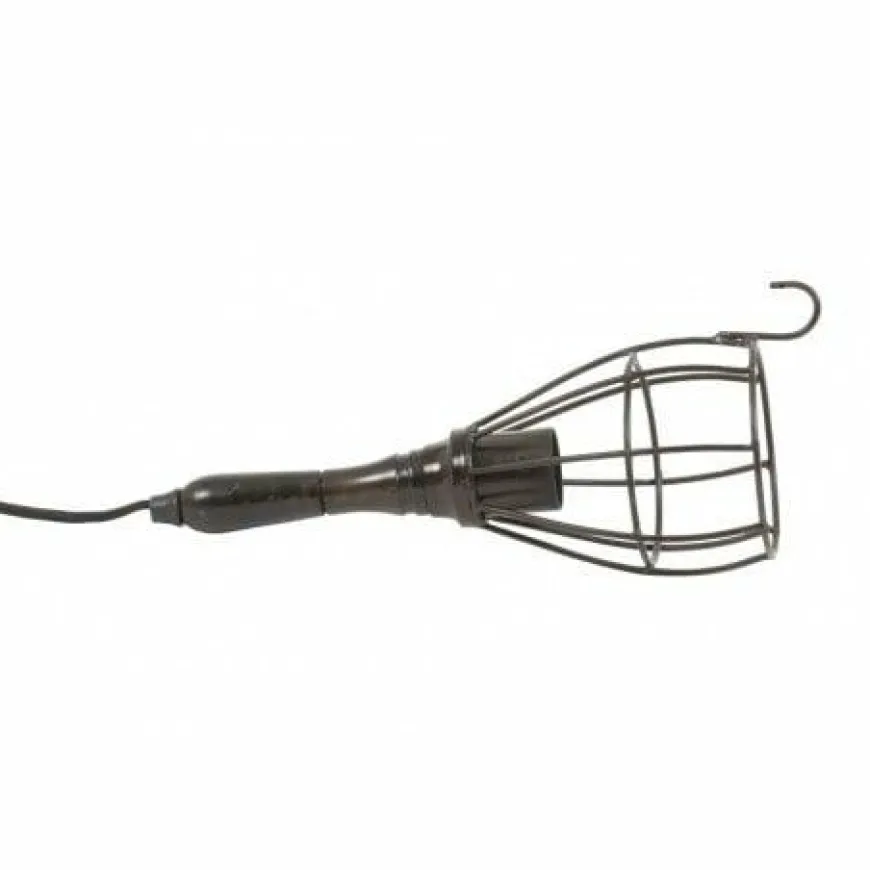 Light en Living Hanglamp Ø13x32 cm WORKER bucket zwart metaal