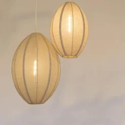 Light en Living Hanglamp Ø28,5x38 cm MILATOS jute naturel