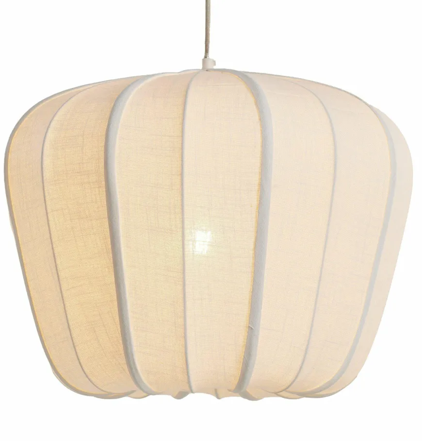Light en Living Hanglamp Ø49,5x38 cm ZUBEDO crème
