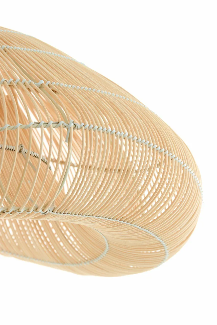 Light en Living Hanglamp 65x64x30,5 cm JANZUR rattan naturel