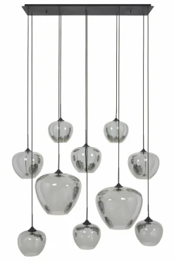Light en Living Hanglamp Mayson Smoke met 10 lampen