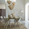 Light en Living Hanglamp Ø56x43 cm FELIDA crème