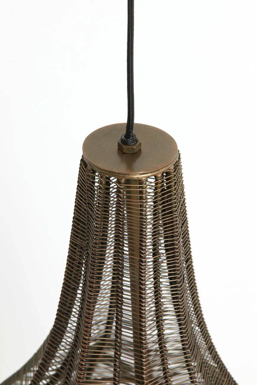 Light en Living Hanglamp Ø35x50 cm MARIAMA antiek brons