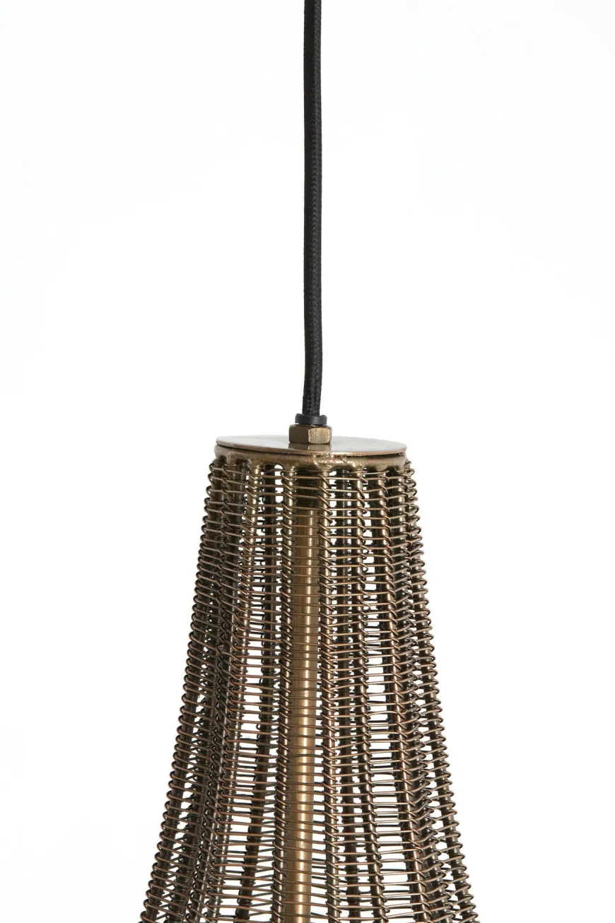Light en Living Hanglamp Ø35x50 cm MARIAMA antiek brons