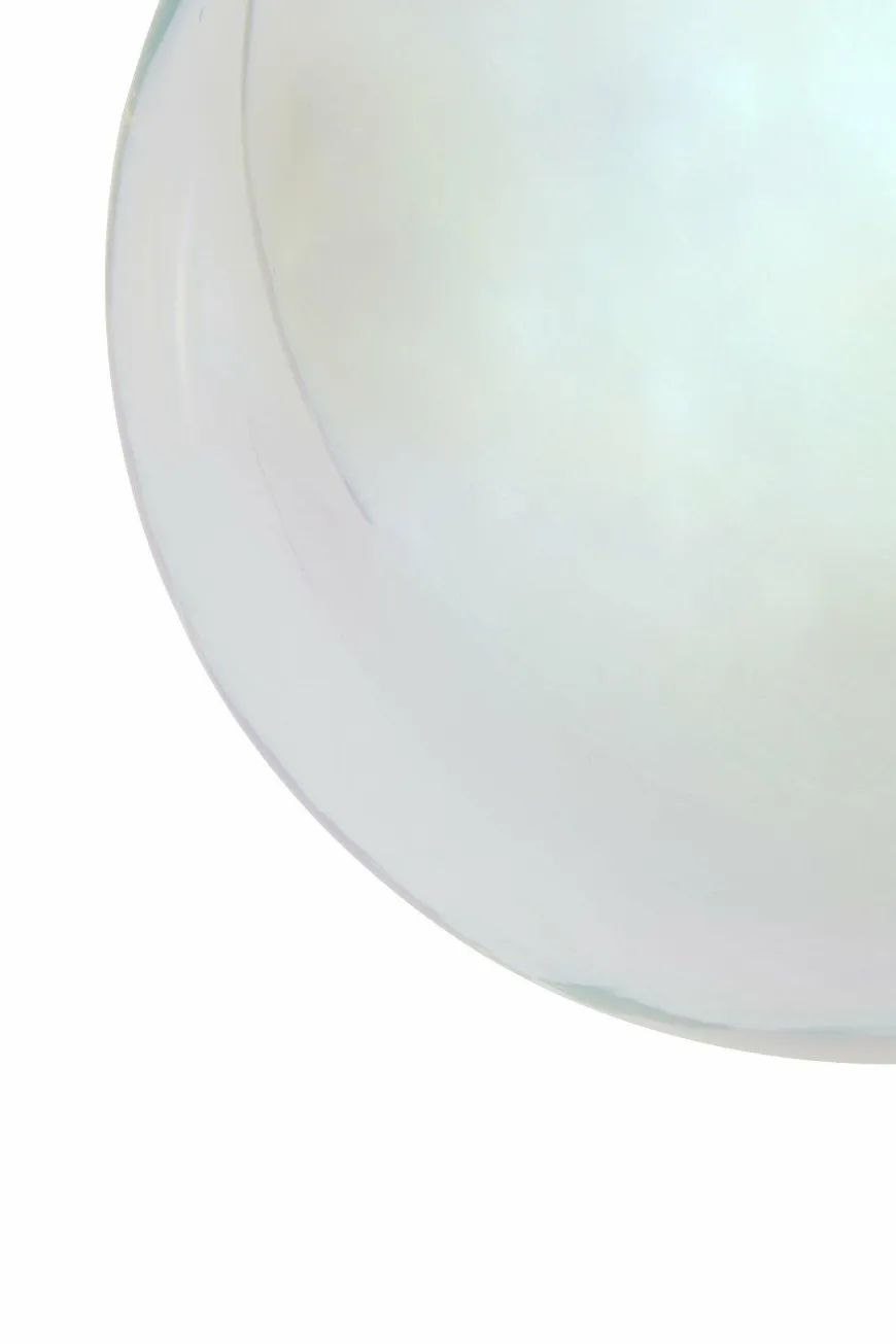 Light en Living Hanglamp MEDINA glas rainbow+zwart - 3 afmetingen