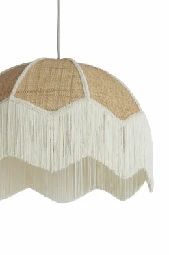 Light en Living Hanglamp Ø50x38 cm MALACIA raffia naturel+crème