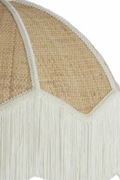 Light en Living Hanglamp Ø50x38 cm MALACIA raffia naturel+crème