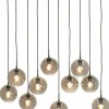 Light en Living Hanglamp 5L 100x20x122 cm ALVARO antiek brons - Copy