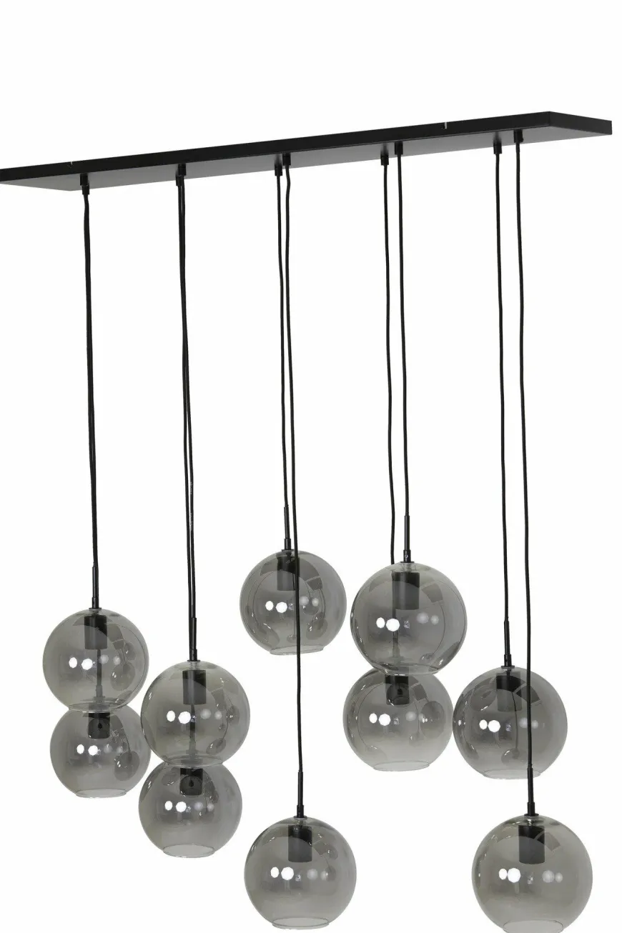 Light en Living Hanglamp 5L 100x20x122 cm ALVARO antiek brons - Copy