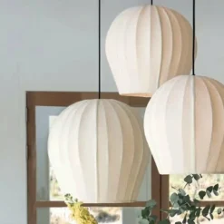 Light en Living Hanglamp Ø35X33 cm ZAGORI bouclé zand