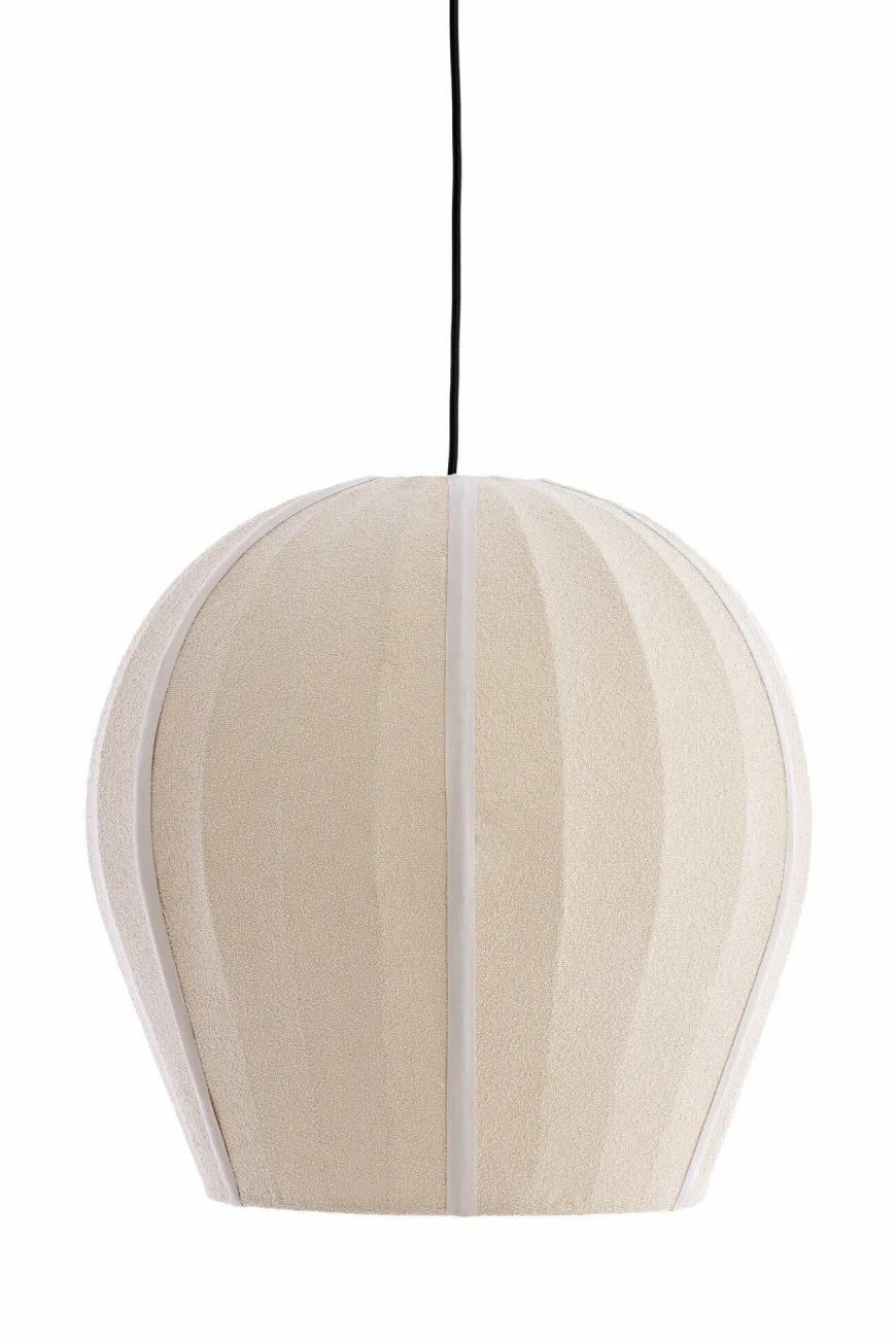 Light en Living Hanglamp Ø35X33 cm ZAGORI bouclé zand