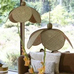 Light en Living Hanglamp Ø60,5x30,5 cm LAVRIO natural hout