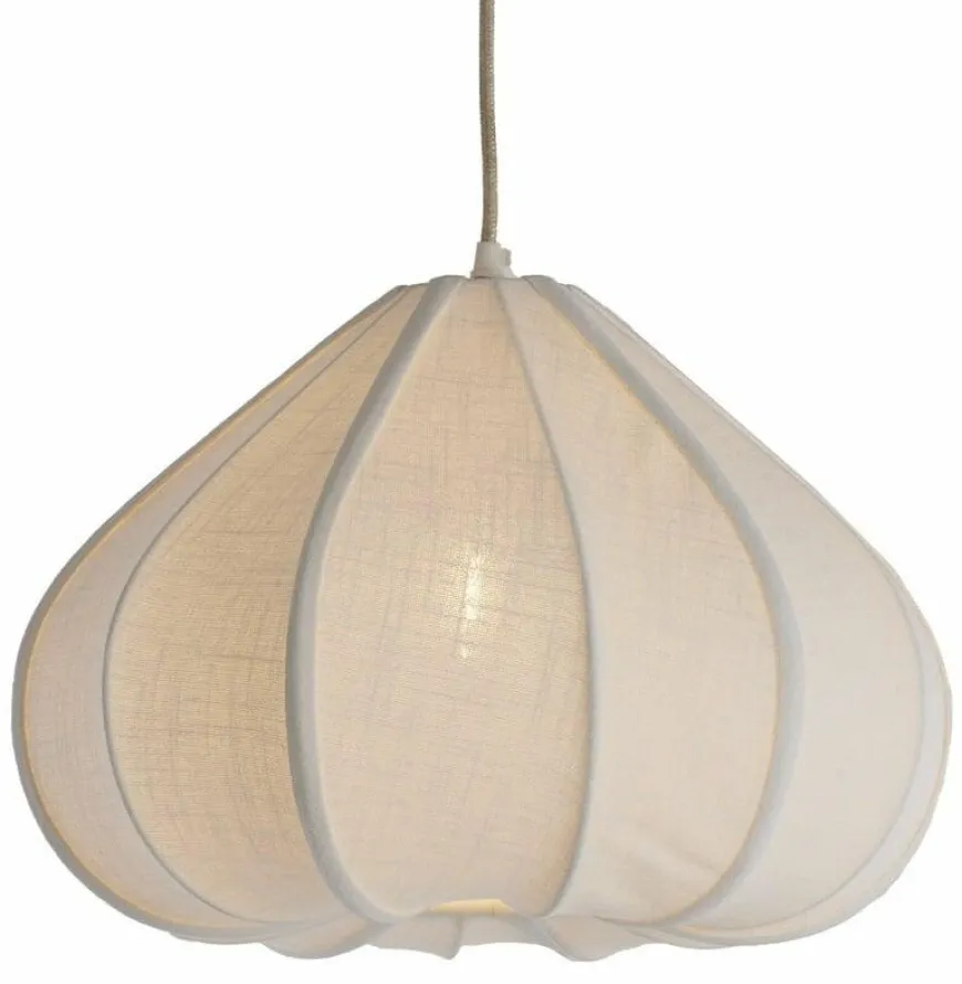 Light en Living Hanglamp Ø58,5x40 cm ZUBEDA crème
