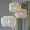 Light en Living Hanglamp Ø40x30 cm PLUMERIA zand