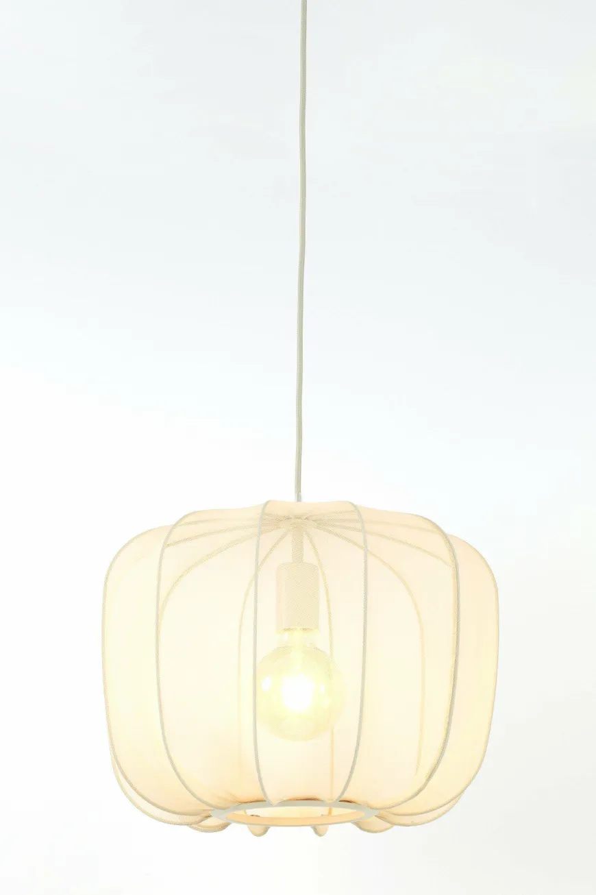 Light en Living Hanglamp Ø40x30 cm PLUMERIA zand