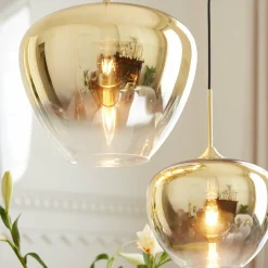 Light en Living Hanglamp MAYSON goud - Diverse maten