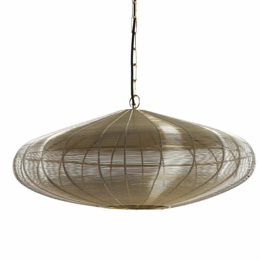 Light en Living Hanglamp Ø51x20 cm BAHOTO lichtgoud