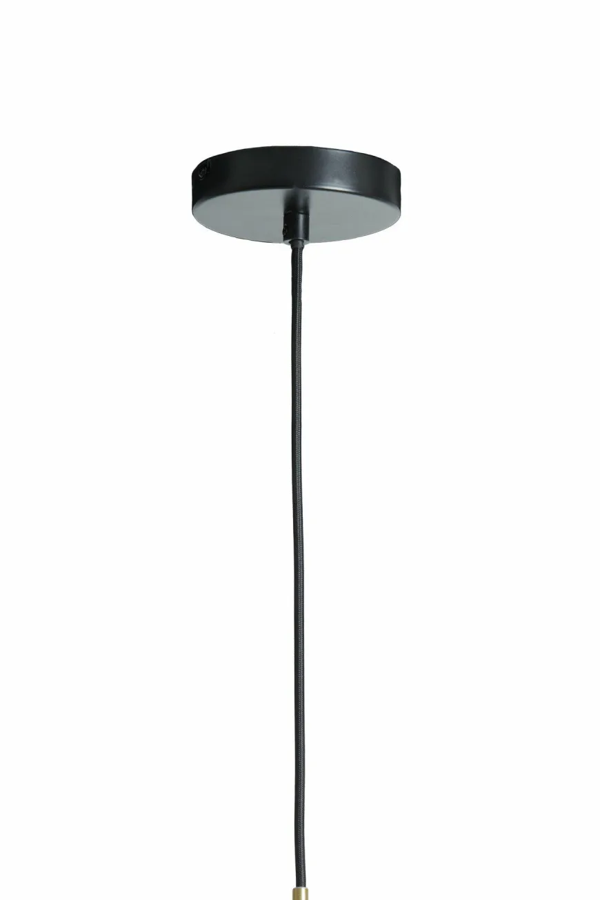 Light en Living Hanglamp Ø30x30 cm SOLLY antiek brons+smoke glas