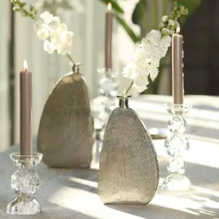 Light en Living Kaarsenhouder Ø9,5x15,5 cm ITINGA glas bubbel helder