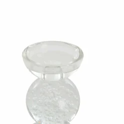 Light en Living Kaarsenhouder Ø9,5x15,5 cm ITINGA glas bubbel helder