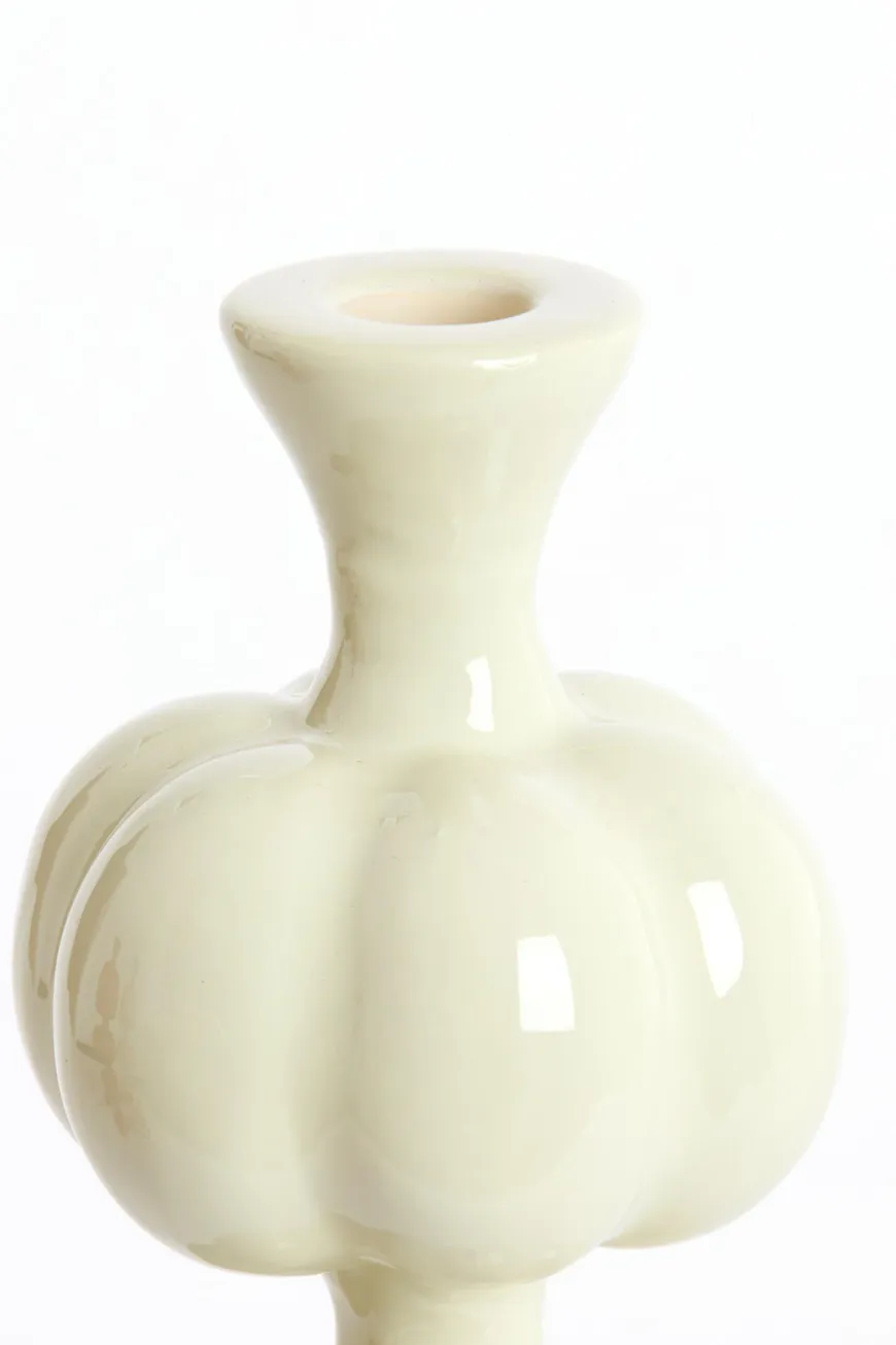 Light en Living Kandelaar Ø10x17 cm CALDAS glans crème