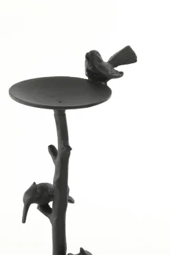 Light en Living Kandelaar 18x11,5x40 cm BIRD mat zwart