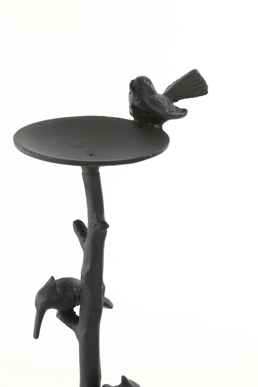 Light en Living Kandelaar 18x11,5x40 cm BIRD mat zwart